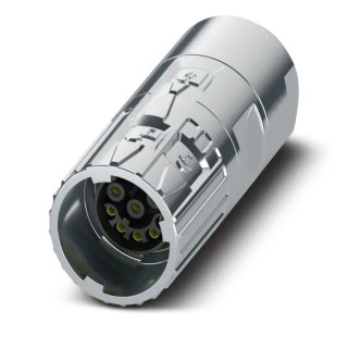 Phoenix Contact M17 Circular Connector, 8 Contacts, Female Socket, Cable Mount, IP67/IP68, 8A, 60V, Gadolinium Zinc 1629011