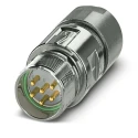 Phoenix Contact M23 Circular Connector, 6 Contacts, Plug, Male, Cable Mount, IP66/IP68, 20A, 300V, Gadolinium Zinc 1629143