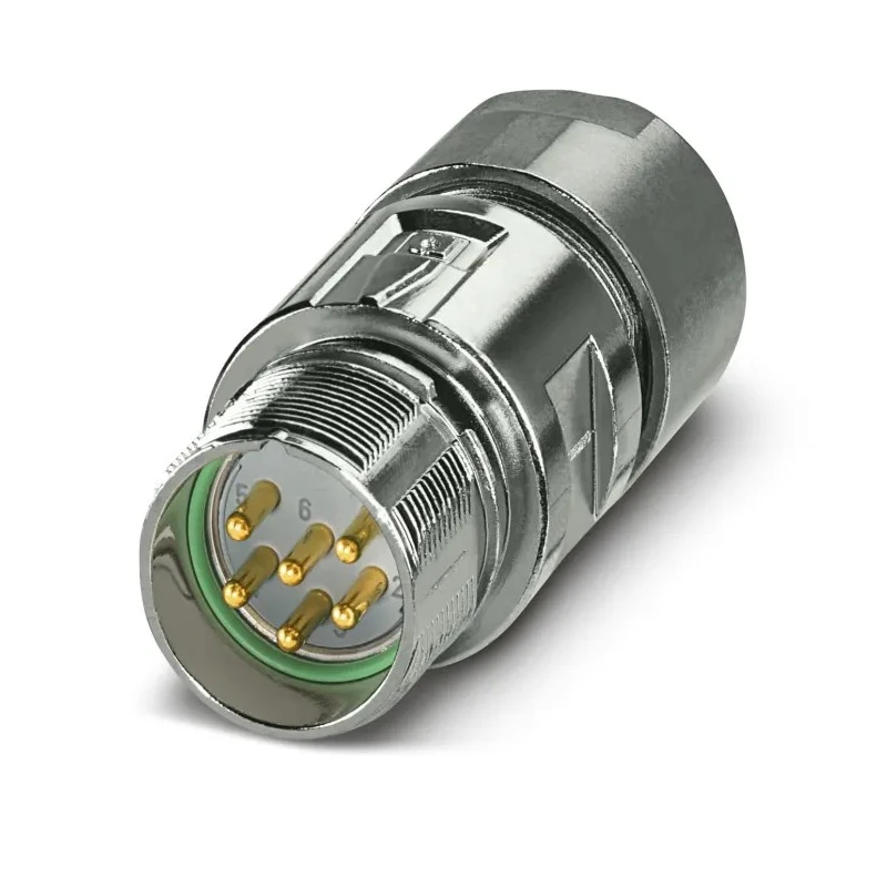Phoenix Contact M23 Circular Connector, 6 Contacts, Plug, Male, Cable Mount, IP66/IP68, 20A, 300V, Gadolinium Zinc 1629143