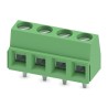 Phoenix Contact MKDSN Series PCB Terminal Block, 4 Contacts, 5 mm Pitch, 1 Row, 400V, Polyamide, Screw, Green 1729034