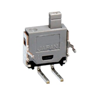 NKK Switches GB2 Series Ultra Thin Momentary Push Button Switch Through Hole SPST, 28V DC/AC, Plunger Actuator GB215AH