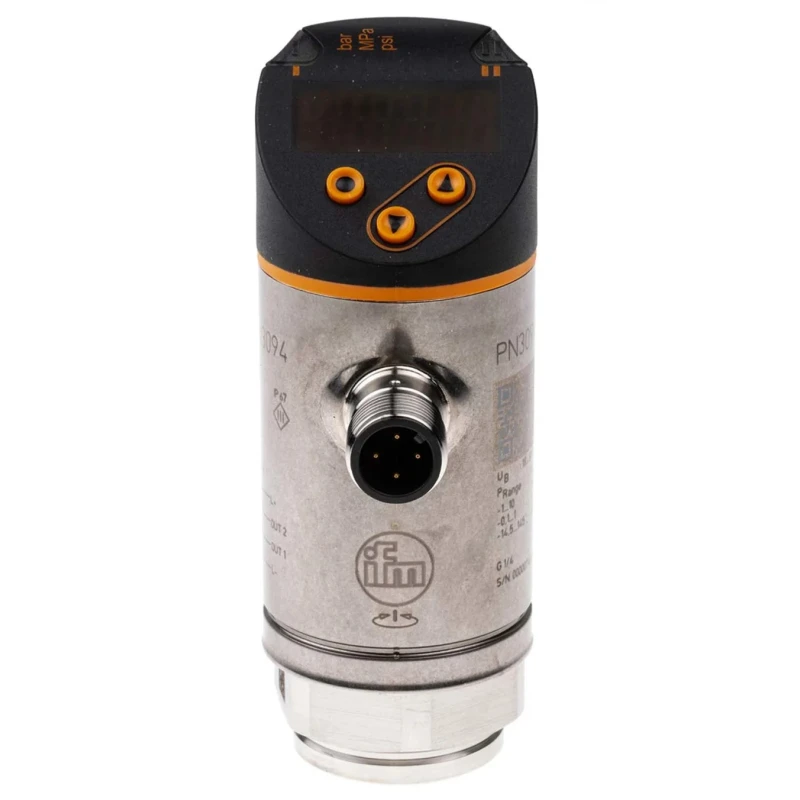 ifm electronic PN Series Pressure Sensor PNP NO/NC Analogue Output -1 to 10 bar Relative Reading PN3094