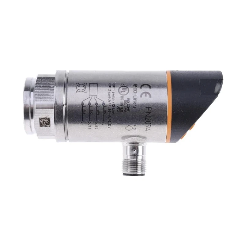 ifm electronic PN2094 Pressure Sensor, PN Series, PNP NO/NC, Analogue Output, -1 to 10 bar, IP65/IP67