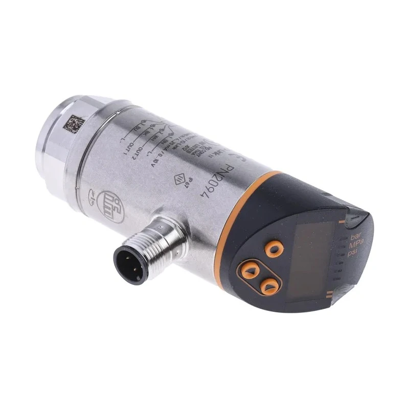 ifm electronic PN2094 Pressure Sensor, PN Series, PNP NO/NC, Analogue Output, -1 to 10 bar, IP65/IP67