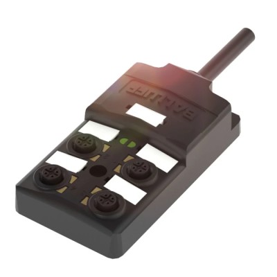 BALLUFF Sensor Box 4 Port PNP Interface, Polybutylene Terephthalate Housing, , 3m Cable, IP67, 30V Max BPI00