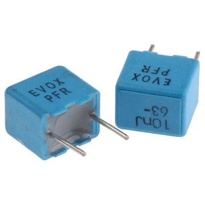 KEMET Film Capacitor 10 nF, 63 V DC, ±5% Tolerance, 5 mm Lead Pitch, Through Hole PFR510