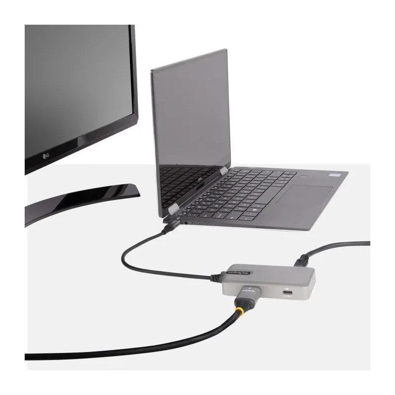 StarTech.com USB-C Adapter with HDMI, 4096 x 2160 Pixel Resolution, USB 3.1 Gen 2, 3 USB Ports DKT31CHPD3