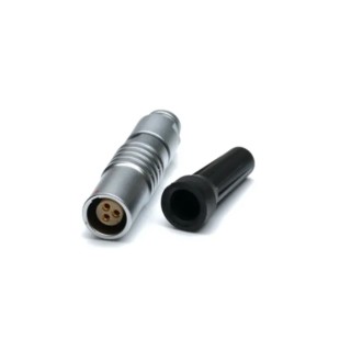 RS PRO Circular Connector 10 Contacts 12.4 mm Socket Female IP50 Chrome Plated Brass 2.5A Cable Mount 240-6548