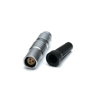 RS PRO Circular Connector 4 Contacts Cable Mount 16.5 mm Socket Female Chrome Plated Brass IP50 15A 240-6555