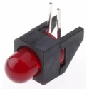Broadcom Red Right Angle PCB LED Indicator HLMP-3301-F00B2, 1 LED, 2.4V, 60° Viewing Angle, GaP Material