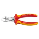 RS PRO VDE Approved Diagonal Side Cutter, 1000V Insulated, 180mm, Chrome Finish 125-3071