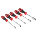 RS PRO Hexagon Nut Driver Set VDE/1000V Approved, 5 Piece, Chrome Vanadium Steel, 125 mm Blade 125-3062