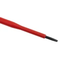 RS PRO Insulated Slotted Screwdriver 100 mm Blade, VDE 1000V Approved, Ergonomic Handle, 125-3079