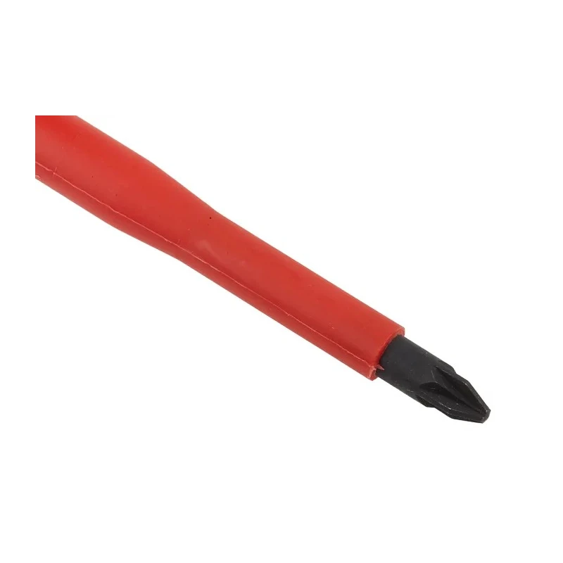 RS PRO Insulated Pozidriv Screwdriver PZ2 Tip, 100 mm Blade, VDE/1000V Approved, 210mm Overall 125-3087