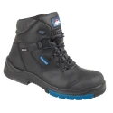 Himalayan Black Unisex Safety Boots, Size EU 41, Composite Midsole, Oil & Water Resistant, EN ISO 20345, 5160BK070