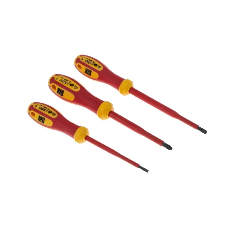 RS PRO 5-Piece Insulated Cutter & Plier Set 125-3096, Chrome Vanadium Steel, VDE/1000V Approved