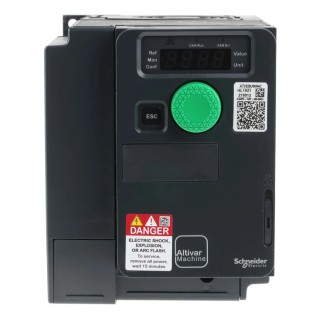 Schneider Electric Variable Speed Drive 550W 3 Phase, 380-500V, 1.9A, ATV320 Series, DIN Rail, IP20, Model ATV320U06N4C