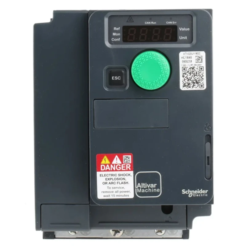 Schneider Electric Variable Speed Drive 1.1 kW 1 Phase 240V DIN Rail Mount, ATV320U11M2C