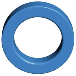 TDK Ferrite Ring Toroid Core N87, 14.8 mm Height, 52.4 mm ID, 89.3 mm OD, For General Electronics B64290L0730X087