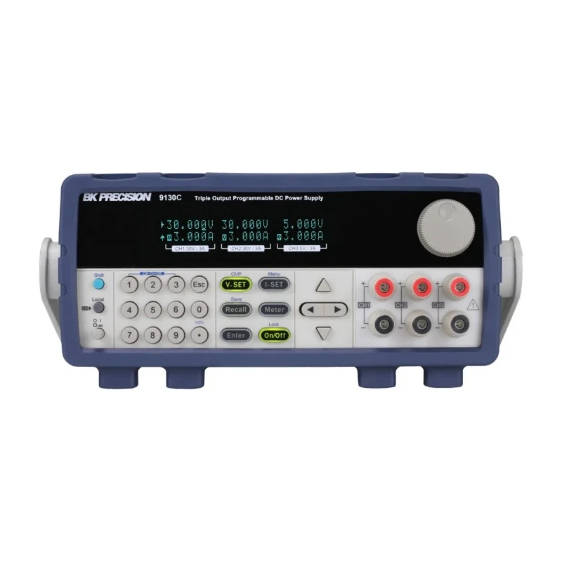 BK Precision Triple Output Analogue Bench Power Supply BK9130C, 0–5V, 195W, 3A Max, UKAS Calibrated