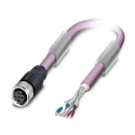 Phoenix Contact SAC Control Cable, Screened, 5 Cores, 0.25mm², Polyurethane Sheath, 15m, 60V, Purple 1507502