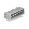 WAGO Pluggable Terminal Block, 3 Contacts, 5 mm Pitch, 1 Row, Male, Polyamide, Grey, 320V, 10A 231-433/001-000
