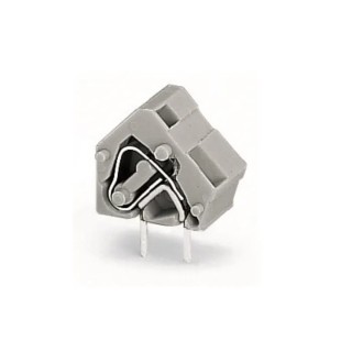 WAGO PCB Terminal Block, 1 Contact, 10.16 mm Pitch, 1 Row, Polyamide 66, 300V, 15A, Female, Straight Orientation 236-766