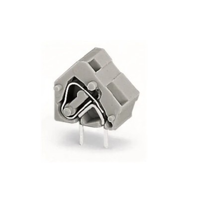 WAGO PCB Terminal Block, 1 Contact, 10.16 mm Pitch, 1 Row, Polyamide 66, 300V, 15A, Female, Straight Orientation 236-766