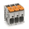 WAGO PCB Terminal Block, 4 Contact, 7.5 mm Pitch, 1 Row, 31A, Polyamide 66, 2606-1104/020-000