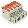 WAGO Pluggable Terminal Block, 5-Contact, 10.16 mm Pitch, 1 Row, 832-1105