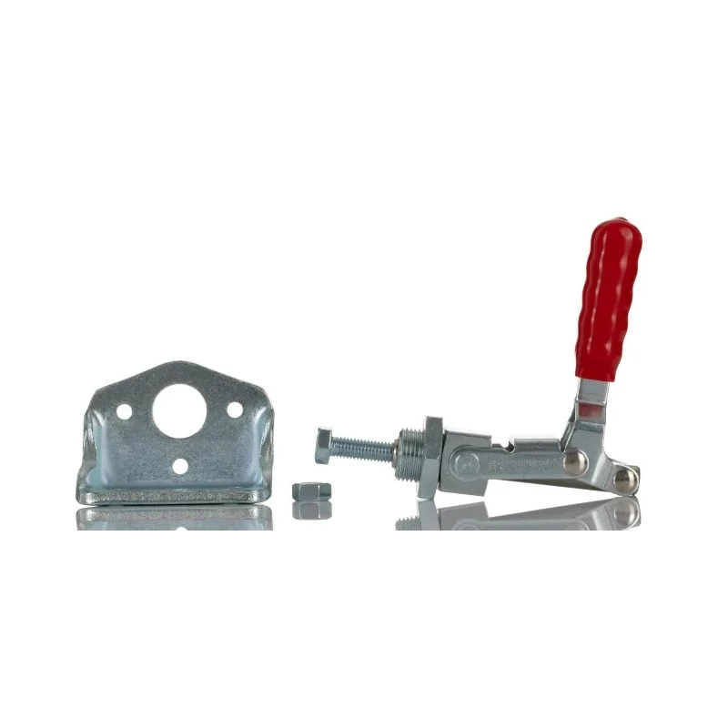 RS PRO Vertical Toggle Clamp, Zinc Plated, Vinyl Grip, Holding Force 136kg, Height 100.9mm 240-8167