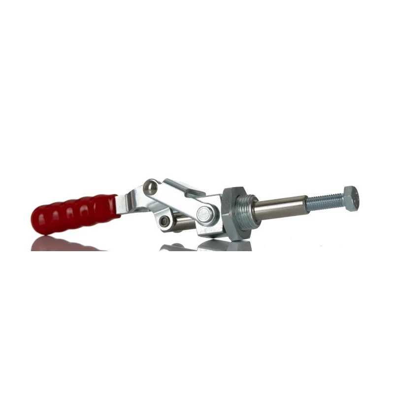 RS PRO Vertical Toggle Clamp, Zinc Plated, Vinyl Grip, Holding Force 136kg, Height 100.9mm 240-8167