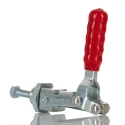RS PRO Vertical Toggle Clamp, Zinc Plated, Vinyl Grip, Holding Force 136kg, Height 100.9mm 240-8167