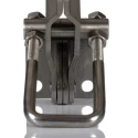 RS PRO Toggle Clamp Stainless Steel 900kg Holding Force 171.8mm Length 76.1mm Height 240-8178