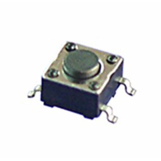 NKK Switches IP67 Tactile Switch Flat Black, 0.8 mm Actuator, SPST 125mA 15V DC, Surface Mount HP0315AFKP2-S