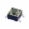 NKK Switches IP67 Tactile Switch Flat Black, 0.8 mm Actuator, SPST 125mA 15V DC, Surface Mount HP0315AFKP2-S