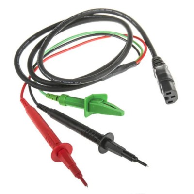 RS PRO Fused Test Lead, Crocodile Clip Connector, Multimeter Accessory 125-3730