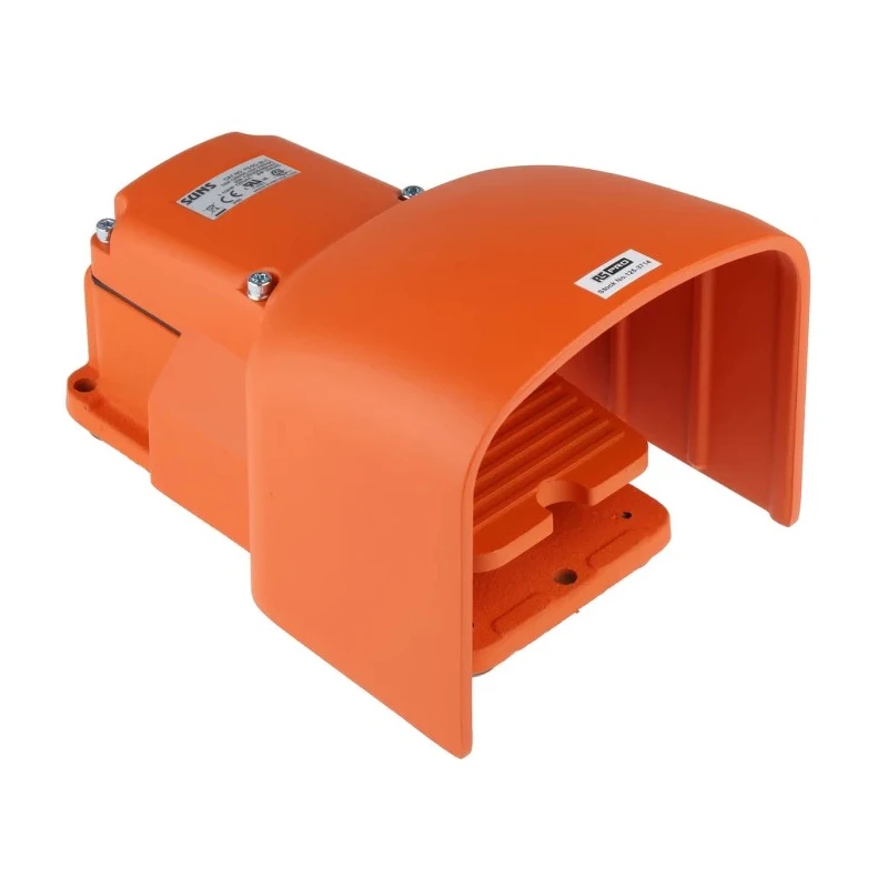RS PRO Heavy Duty Momentary Foot Switch, SPCO, Cast Iron Housing, 20A, Guard Cover, IP65 125-3714