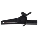 RS Pro Black & Red Crocodile Clip, Nickel Plated Steel Contact, 30A, Insulated 125-3740