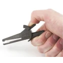 RS Pro Black & Red Crocodile Clip, Nickel Plated Steel Contact, 30A, Insulated 125-3740