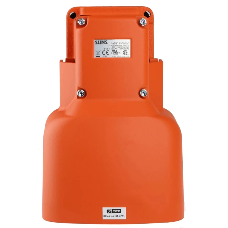 RS PRO Heavy Duty Momentary Foot Switch, SPCO, Cast Iron Housing, 20A, Guard Cover, IP65 125-3714