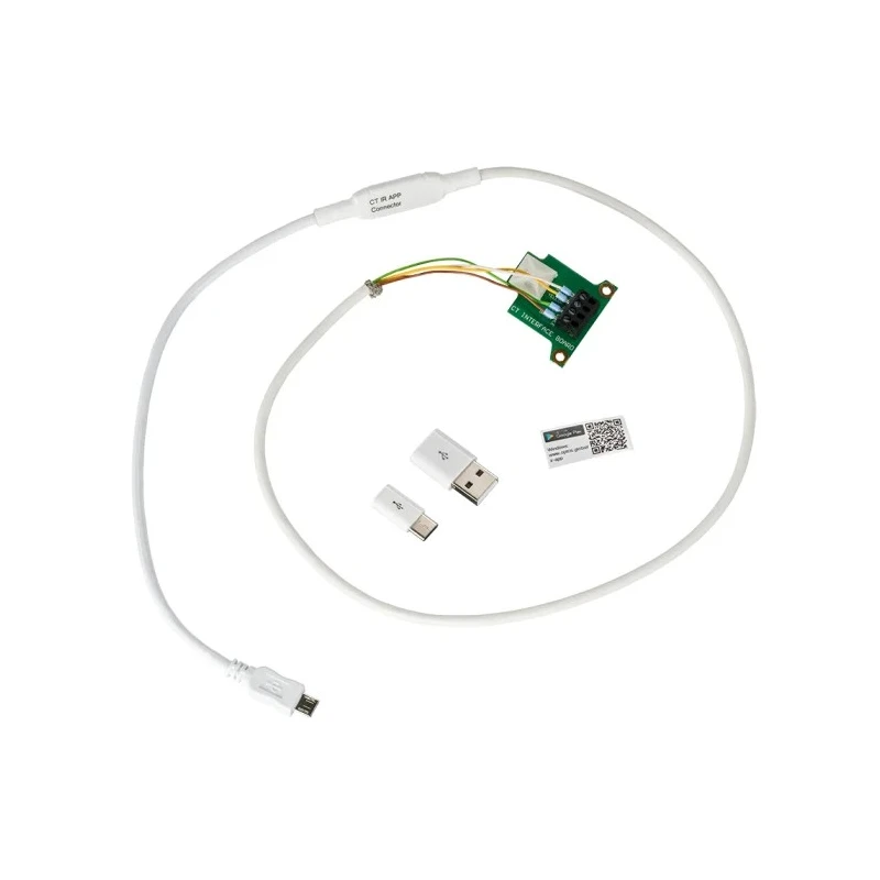 Optris Infrared Temperature Sensor CATCT3MHSFK, 3 m Cable, 100°C–600°C, Stainless Steel, 36V DC