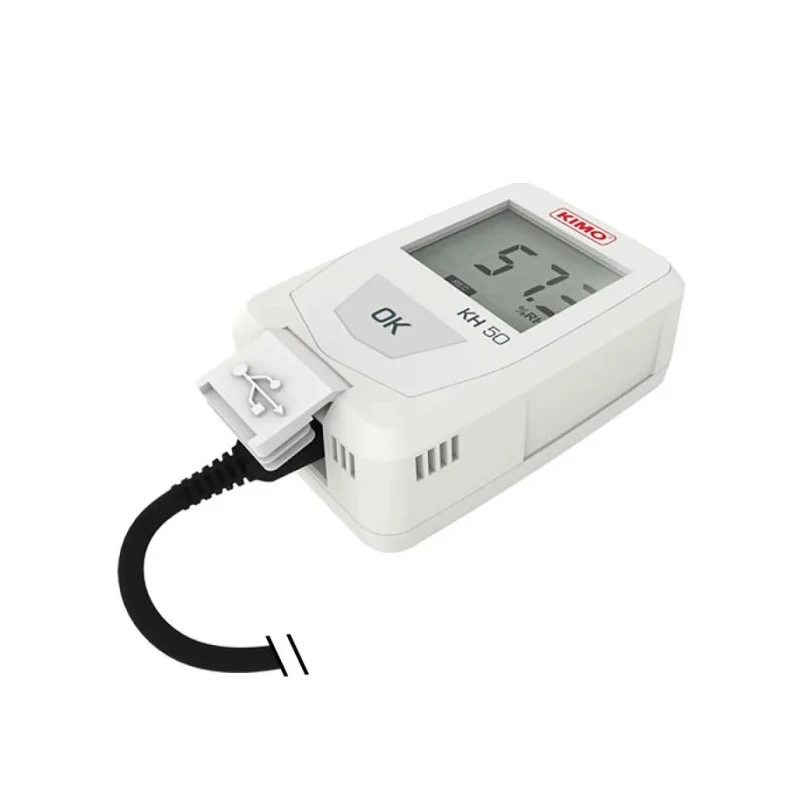 KIMO Temperature & Humidity Mini Data Logger KT-50, USB, IP65, LCD, -40°C to 70°C, 16,000 Point Storage