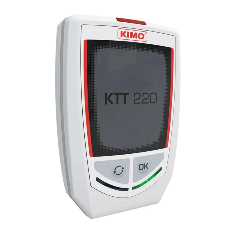 KIMO Temperature & Humidity Data Logger USB 2 Channel IP54 LCD Display KTT220-N