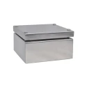 RS PRO SSJ Series 304 Stainless Steel Wall Enclosure IP66 150x150x81mm 241-0787