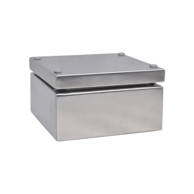 RS PRO SSJ Series 304 Stainless Steel Wall Enclosure IP66 150x150x81mm 241-0787
