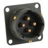 Amphenol Limited MIL Spec Circular Connector Female Olive, Box Mount, 4 Way, Straight, 14 Shell Size 62GB-12E14-04PN