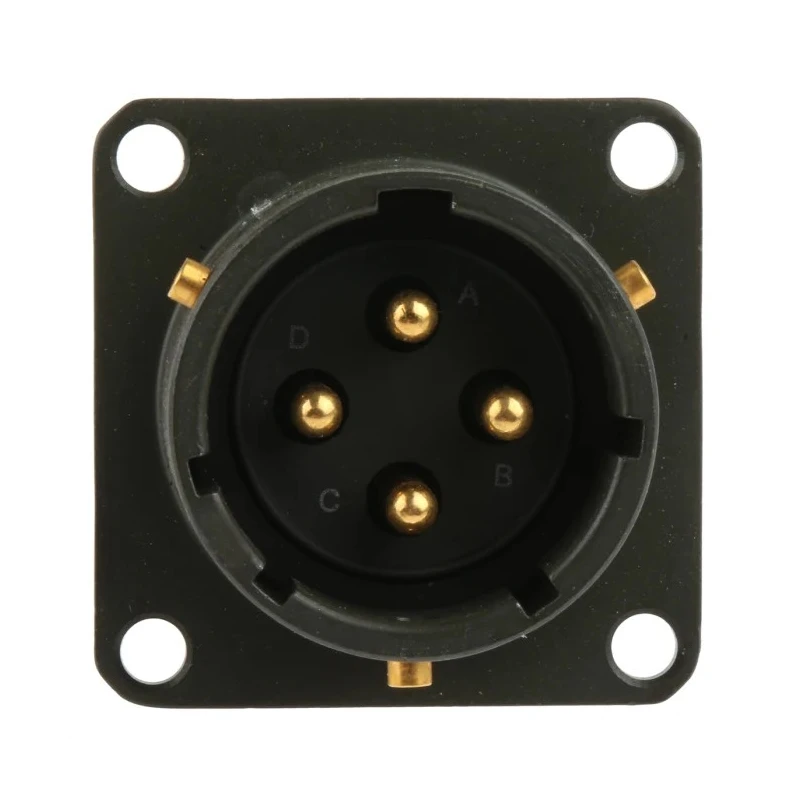 Amphenol Limited MIL Spec Circular Connector Female Olive, Box Mount, 4 Way, Straight, 14 Shell Size 62GB-12E14-04PN