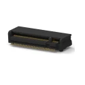 TE Connectivity Right Angle Edge Connector Female, Through Hole, 67 Contacts, 1 mm Pitch, 2 Row, Gold Plated, 1-2199230-5