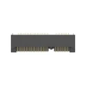 TE Connectivity Right Angle Edge Connector Female, Surface Mount, 52 Contacts, 0.8 mm Pitch, 2 Row 1775862-2